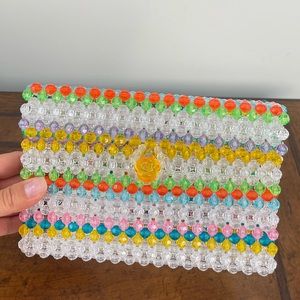 Susan Alexandra bead purse with strap